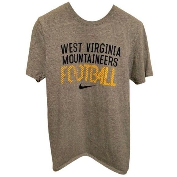 WEST VIRGINIA MOUNTAINEERS SIZE MEDIUM THE NIKE TEE T-SHIRT - Picture 1 of 4